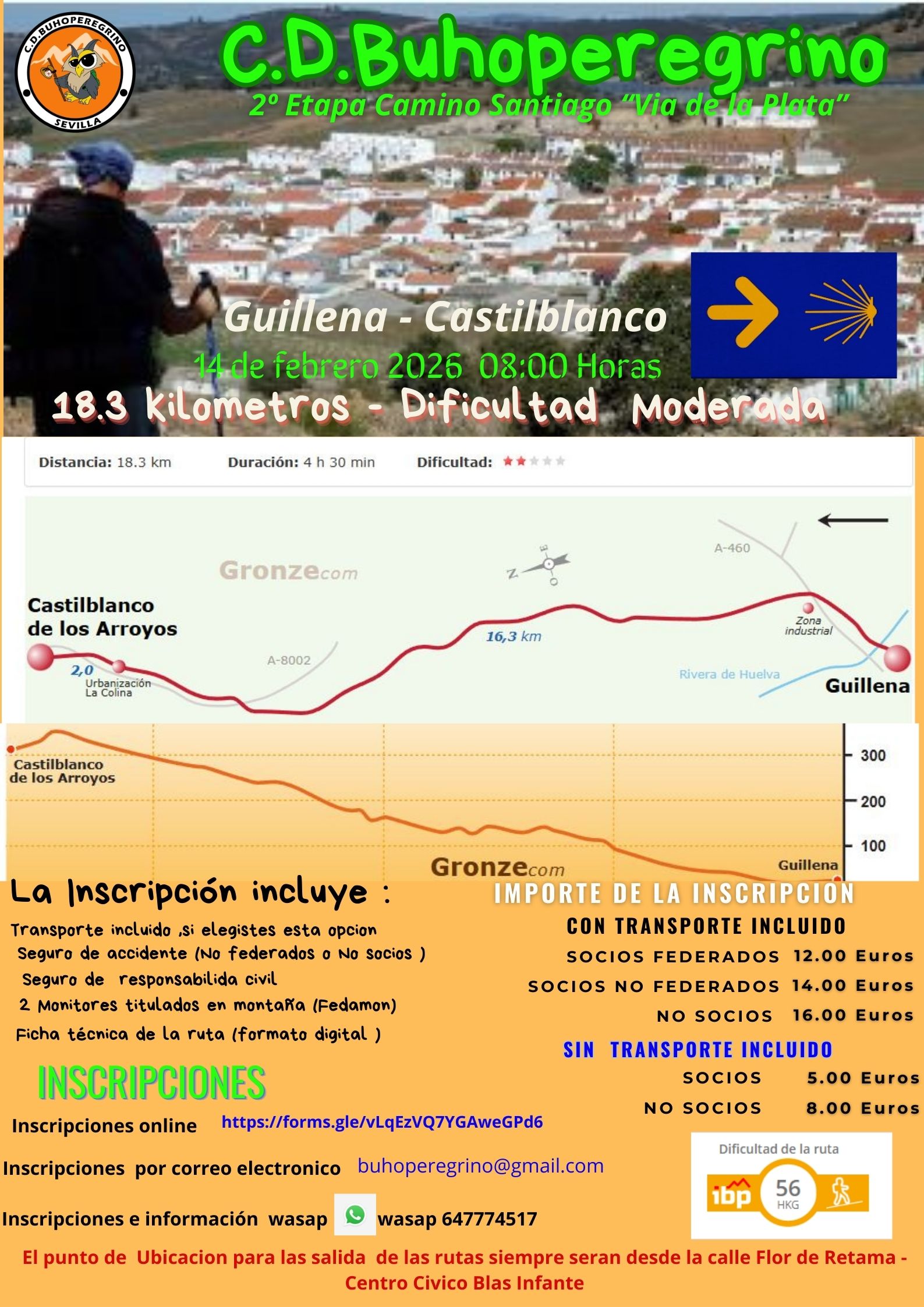 2º Etapa Camino de Santiago Via de la Plata