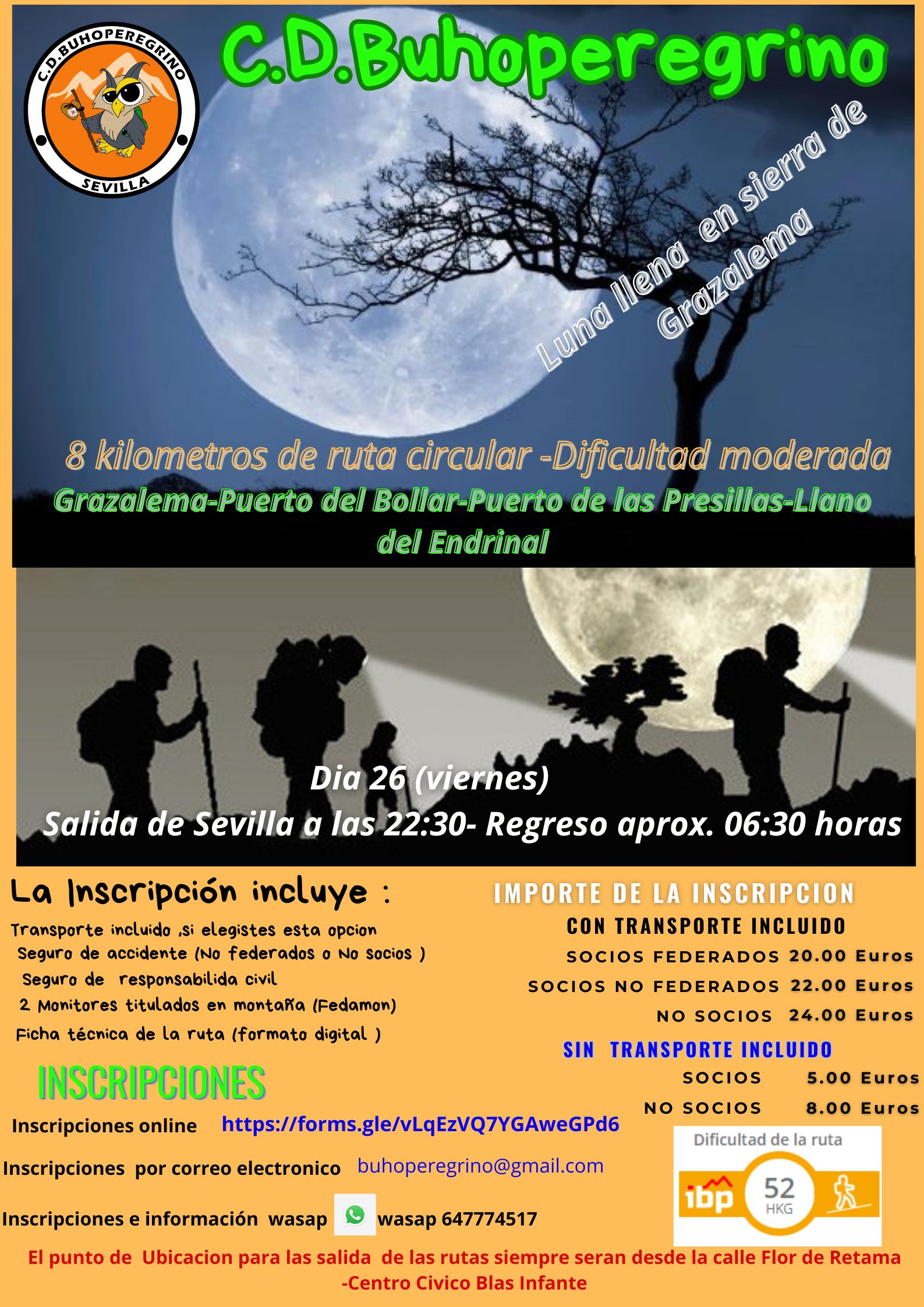 Ruta Nocturna Grazalema -Puerto del Boyar