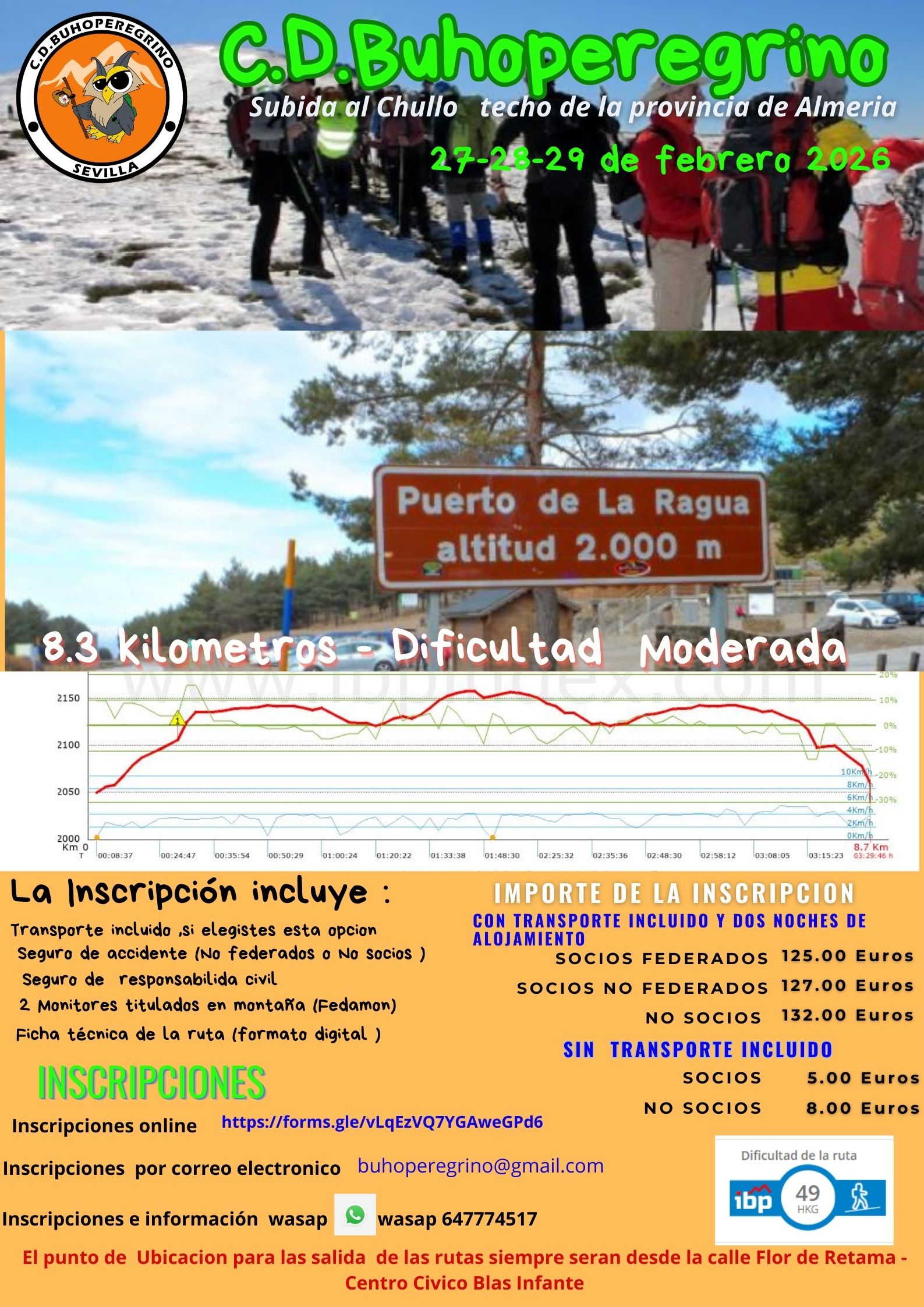 Subida al Chullo   techo de la provinca de Almeria