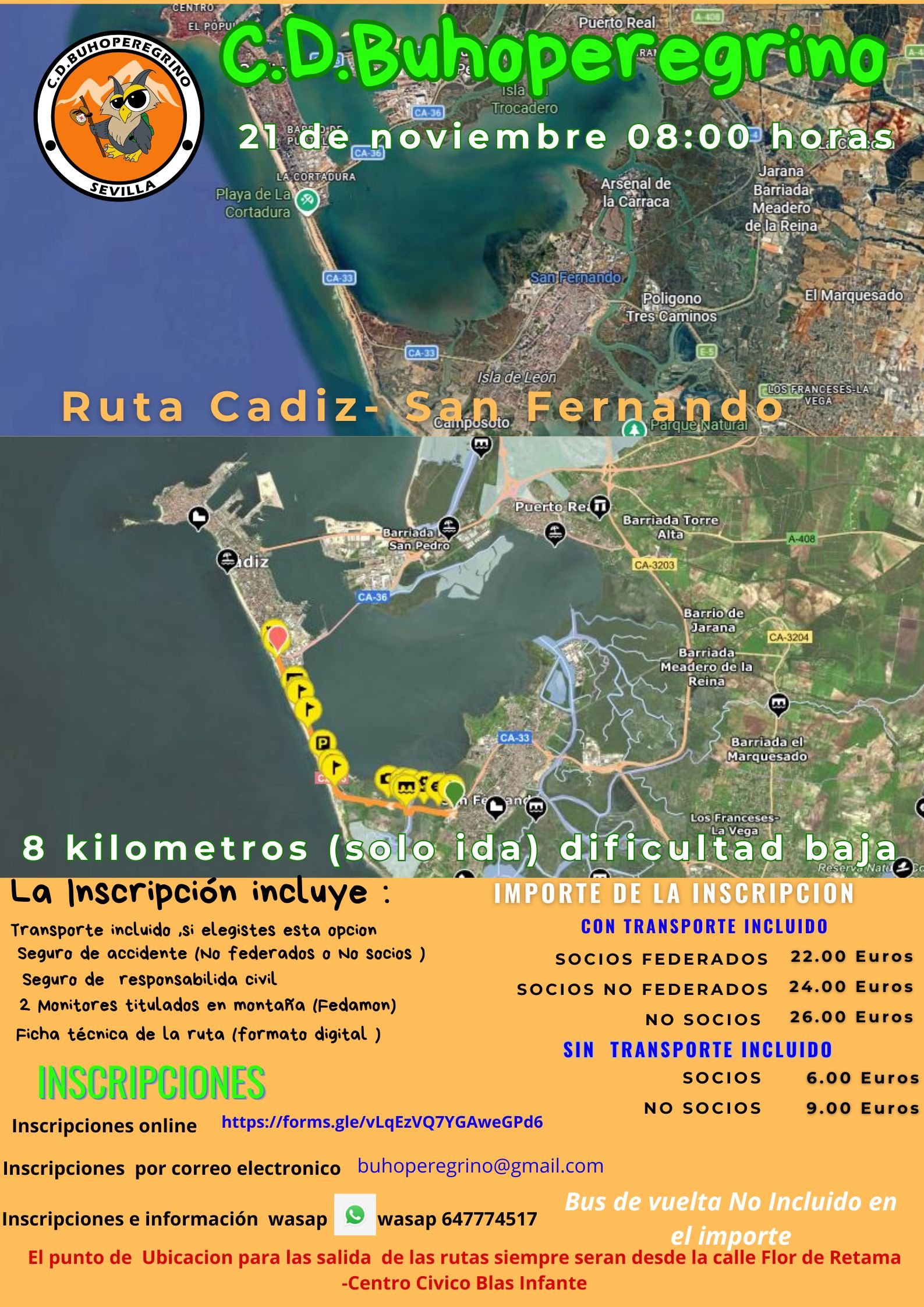Ruta Cadiz- San Fernando                            Eurovelo 2026